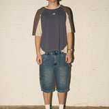 Flynn Tee - Astro Blue/Goose Grey/Ecru