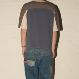 Flynn Tee - Astro Blue/Goose Grey/Ecru