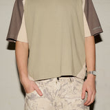 Flynn Tee - Stone Sage/Goose Grey/Ecru