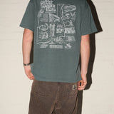 No Mercy Tee - Vintage Map - Alpine