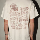 No Mercy Tee - Vintage Map - Off White