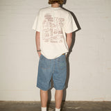 No Mercy Tee - Vintage Map - Off White