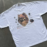 GRAPHIC TEE POMERANIAN WHITE X LARGE