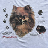 GRAPHIC TEE POMERANIAN WHITE X LARGE