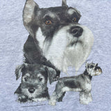 GRAPHIC TEE SCHNAUZER GREY X LARGE