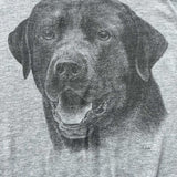 GRAPHIC TEE LABRADOR GREY  LARGE