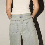 Chloe Jorts  - Light Dirty Denim