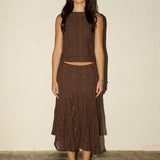 Mila Skirt - Brown