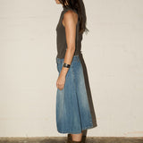 Millie Midi Skirt - Brooklyn Wash