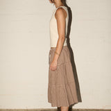 Tessa Skirt - Brown Check