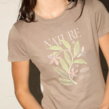 Georgie Tee - Nature In Bloom - Stone Grey