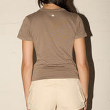 Georgie Tee - Nature In Bloom - Stone Grey