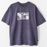 Dad Tee - Floral Blur - Purple Abyss