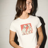 Sophia Tee - Dalmatians - Off White