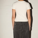 Allegra Tee - Chrome Stars - Off White