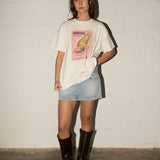 Throwback Tee - Papaya - Off White