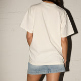 Throwback Tee - Papaya - Off White