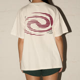 Throwback Tee - Racer Swirl - Off White