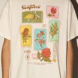 Throwback Tee - Wildflower Cards - Off White