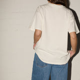 Throwback Tee - Vintage Rose - Off White