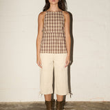 Buttercup Top - Farmhouse Check