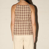 Buttercup Top - Farmhouse Check