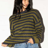 Winter Knit - Navy/Green