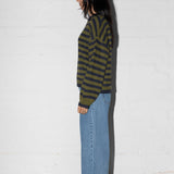 Winter Knit - Navy/Green