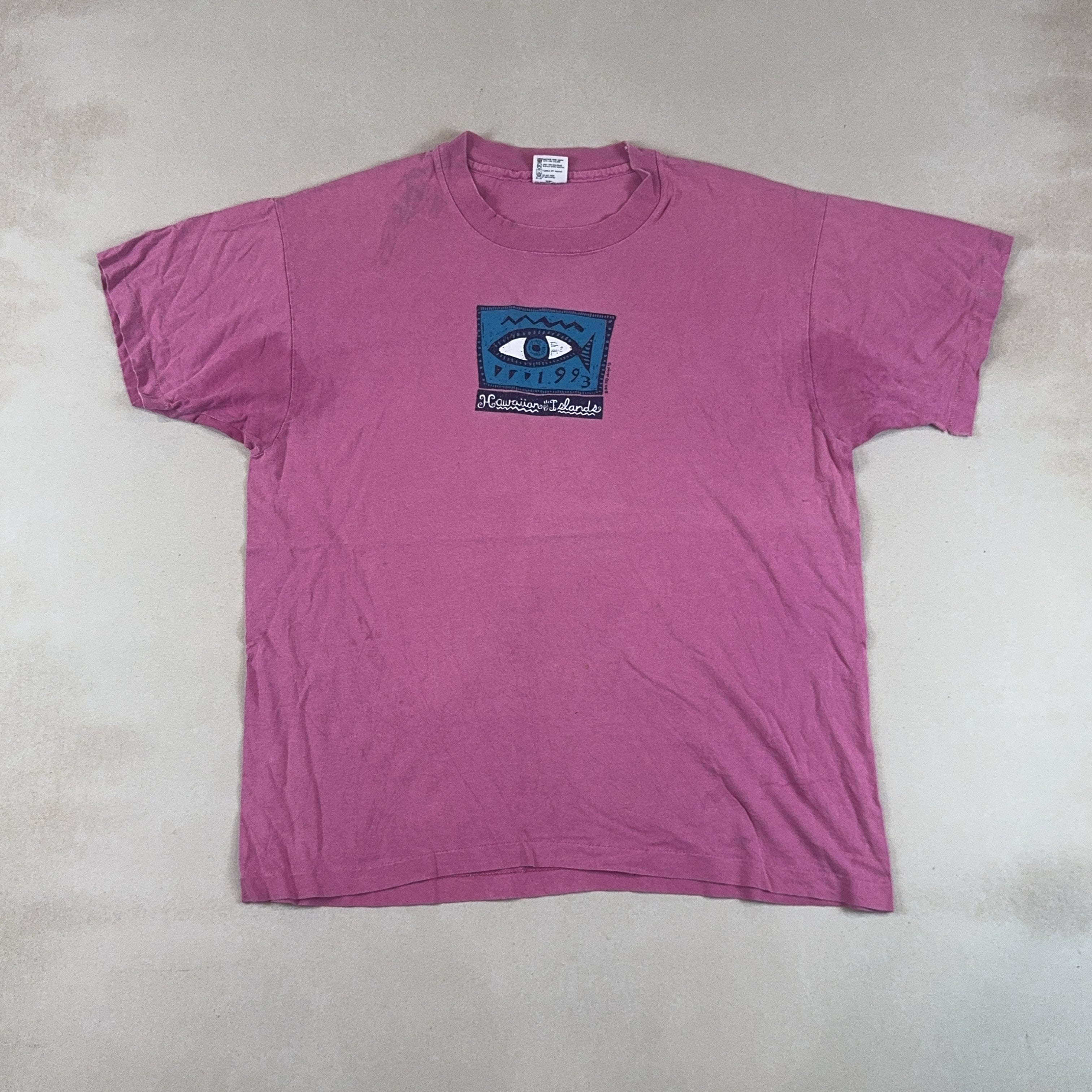 HAWAIIAN ISLANDS TEE - LARGE