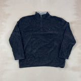 NAUTICA BLACK QUARTER ZIP - X LARGE
