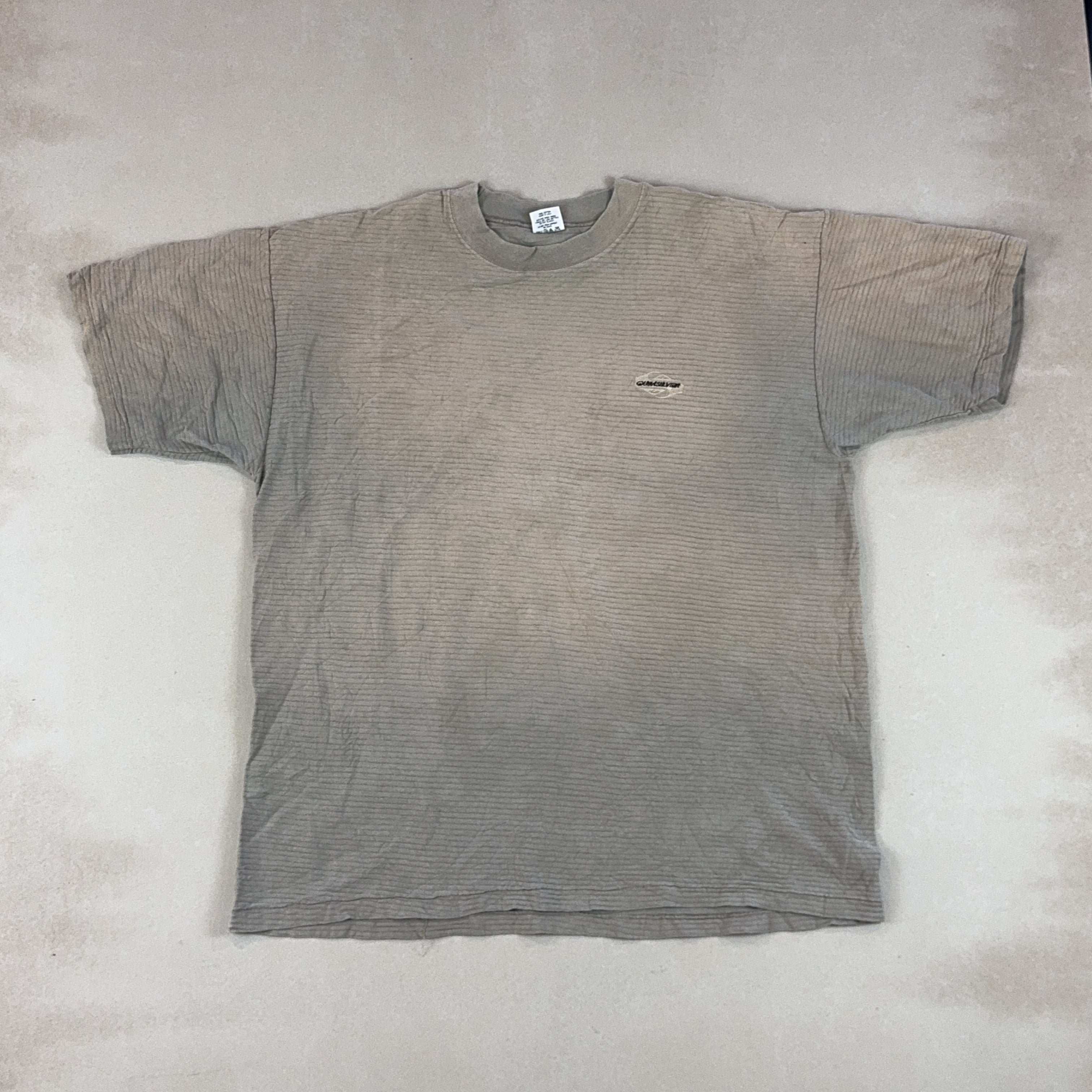 QUIKSILVER RIBBED TEE - X LARGE