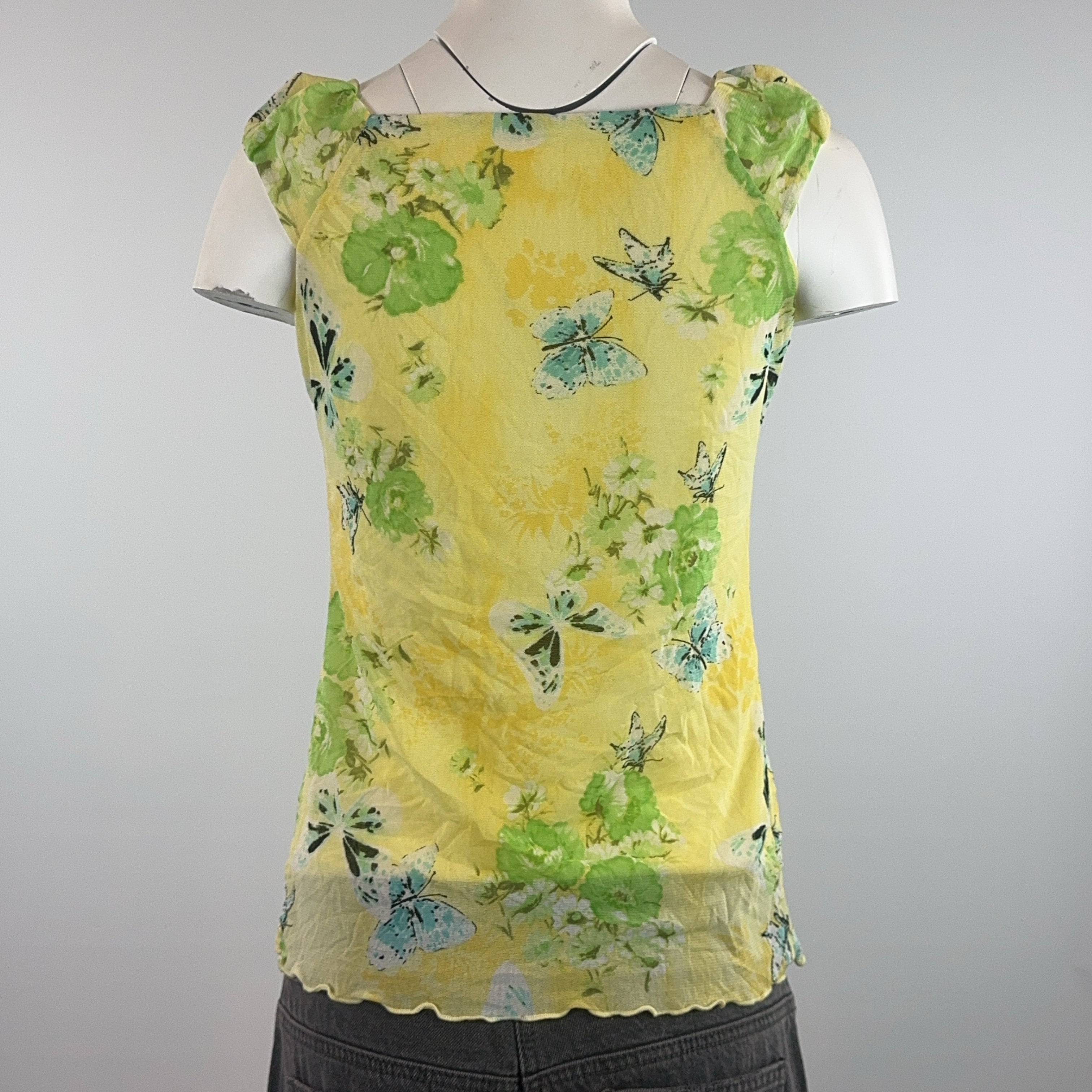 VINTAGE FLORAL TOP - MEDIUM