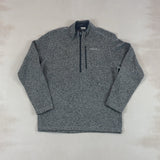 EDDIE BAUER GREY QUARTER ZIP - MEDIUM