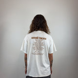 GRAPHIC WHITE TEE - LARGE