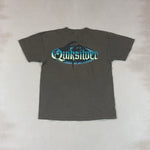 QUIKSILVER KHAKI TEE - SMALL