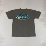 QUIKSILVER KHAKI TEE - SMALL
