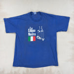 GRAPHIC BLUE TEE - LARGE