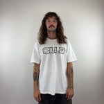 WHITE BILLABONG TEE - LARGE