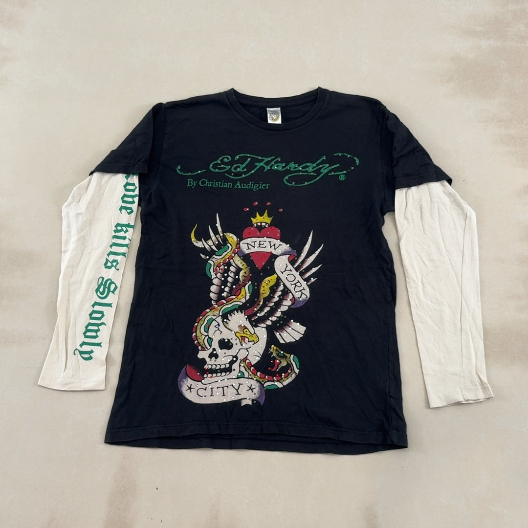 ED HARDY LONG SLEEVE - SMALL