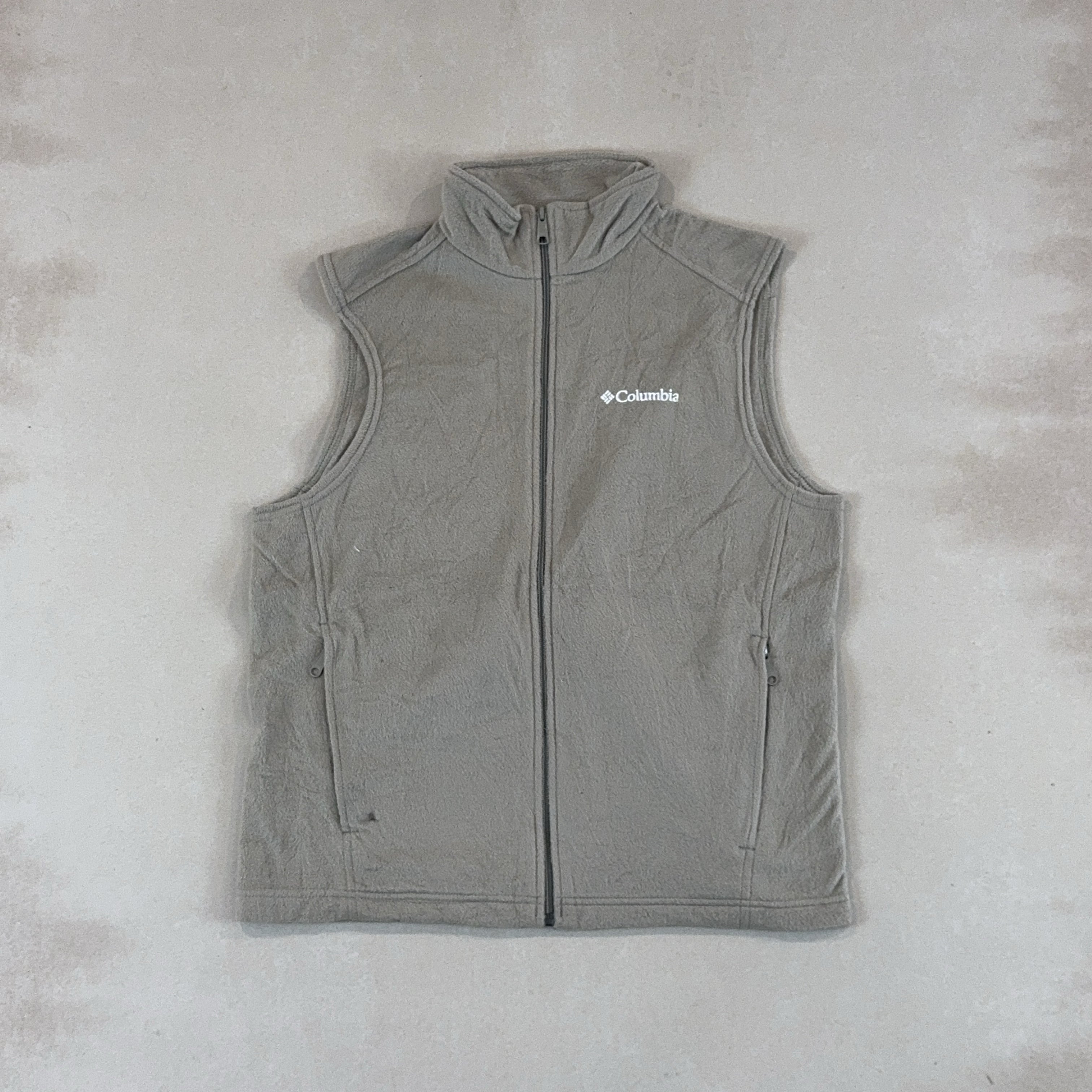 COLUMBIA BEIGE VEST - MEDIUM
