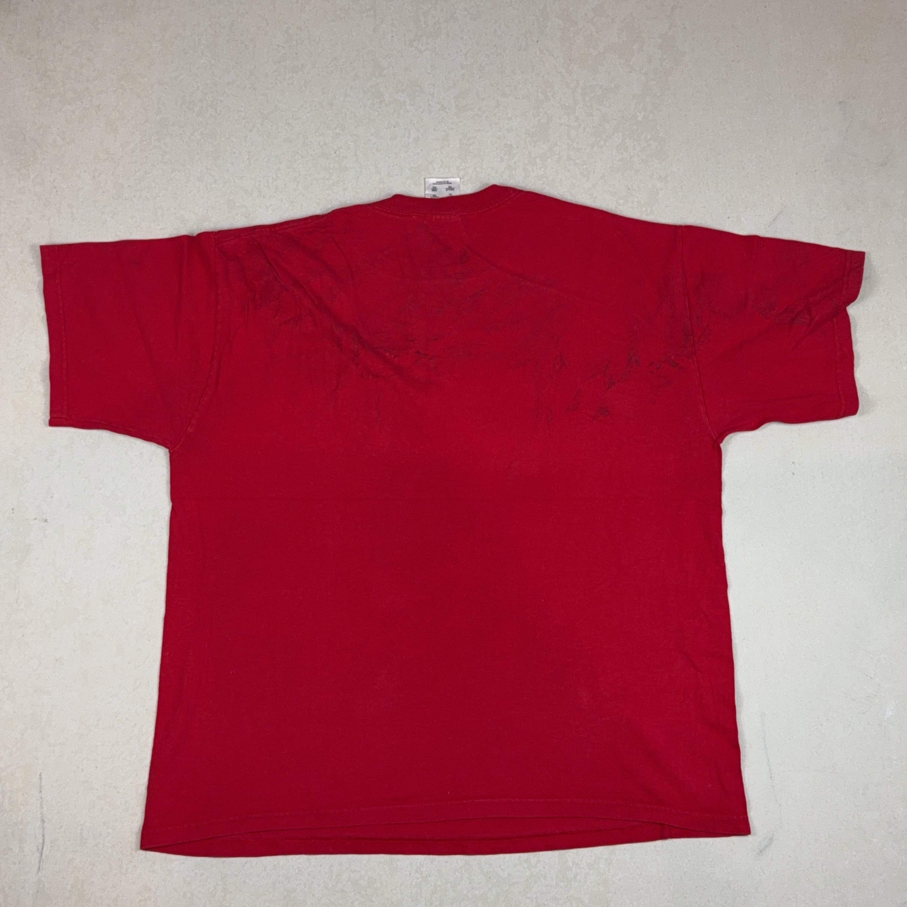 ADIDAS RED TEE - X LARGE