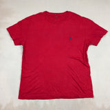 RALPH LAUREN RED TEE - MEDIUM