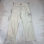 BEIGE CARGO PANTS - LARGE