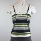STRIPED TANKINI - MEDIUM