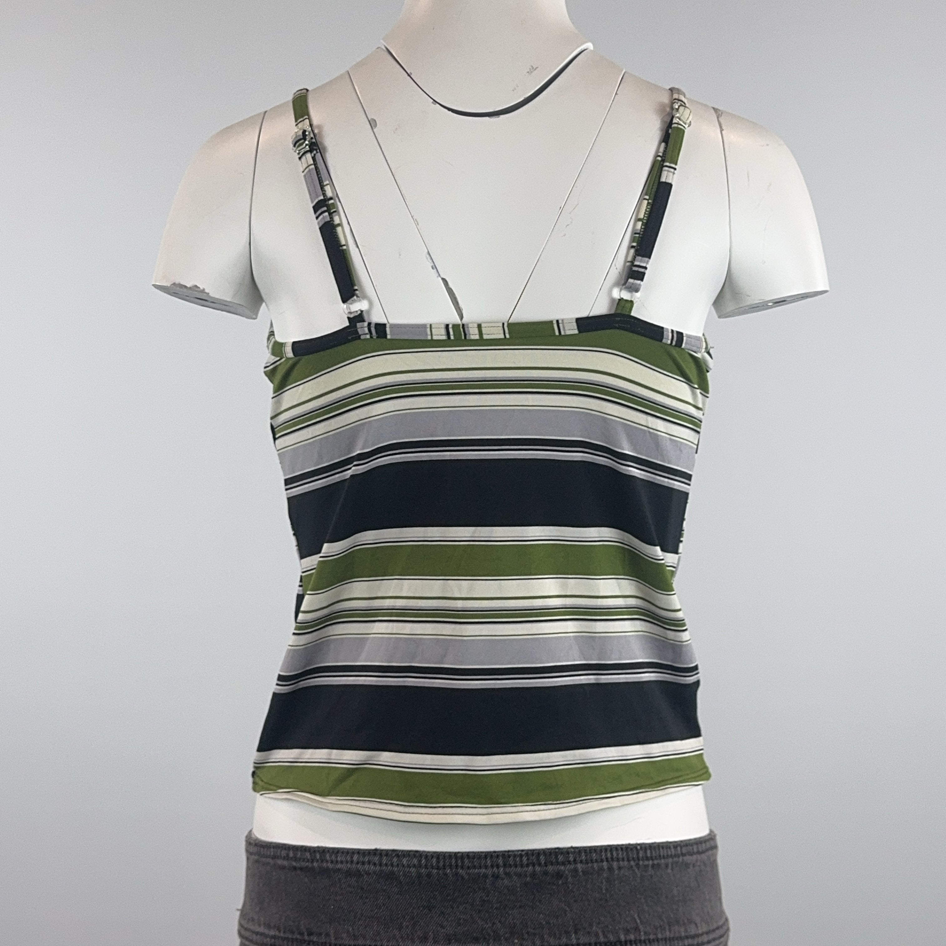 STRIPED TANKINI - MEDIUM