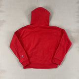 CHAMPION RED HOODIE - SMALL