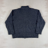 WOOLRICH ZIP UP KNIT - LARGE