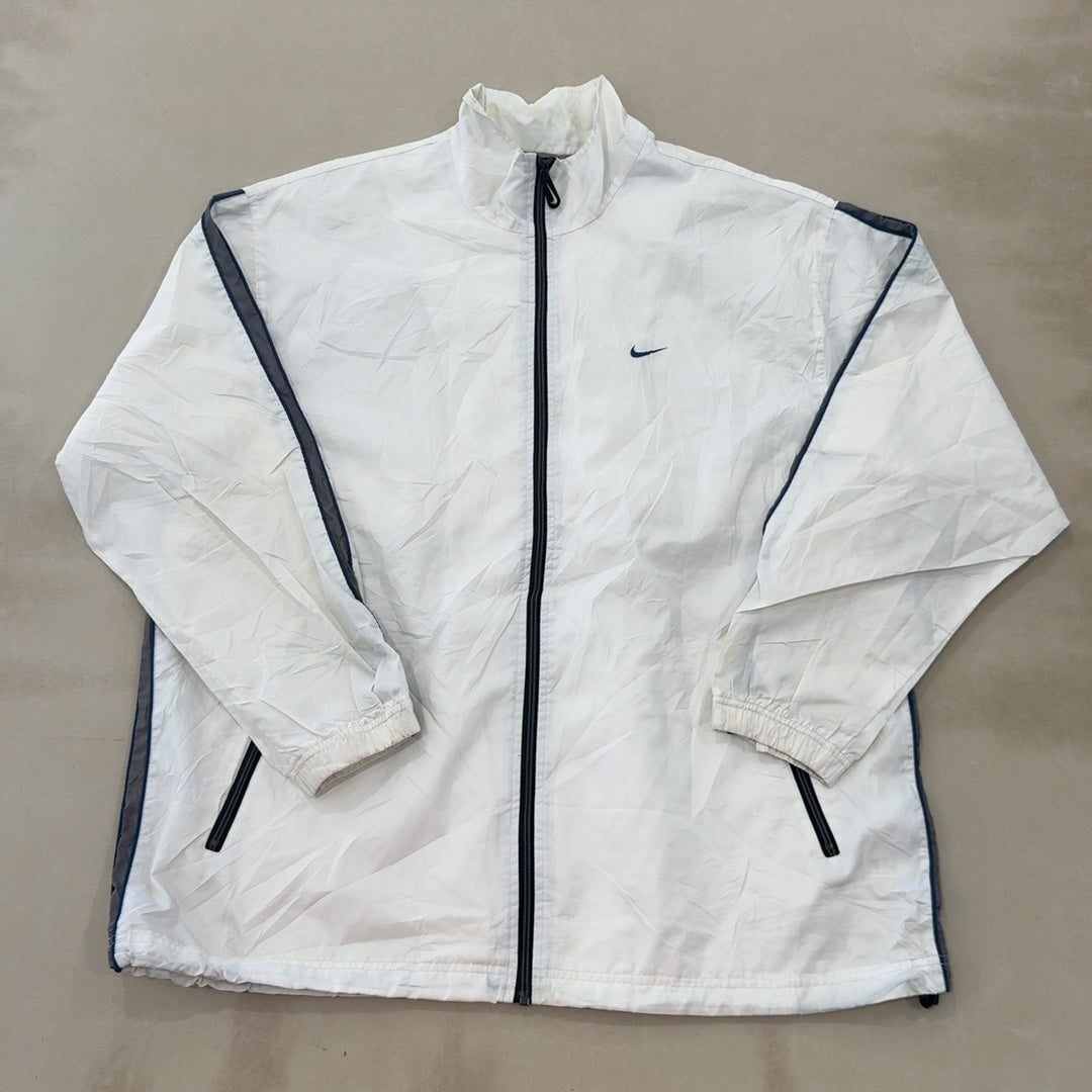 NIKE WHITE JACKET - 2X LARGE