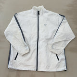 NIKE WHITE JACKET - 2X LARGE