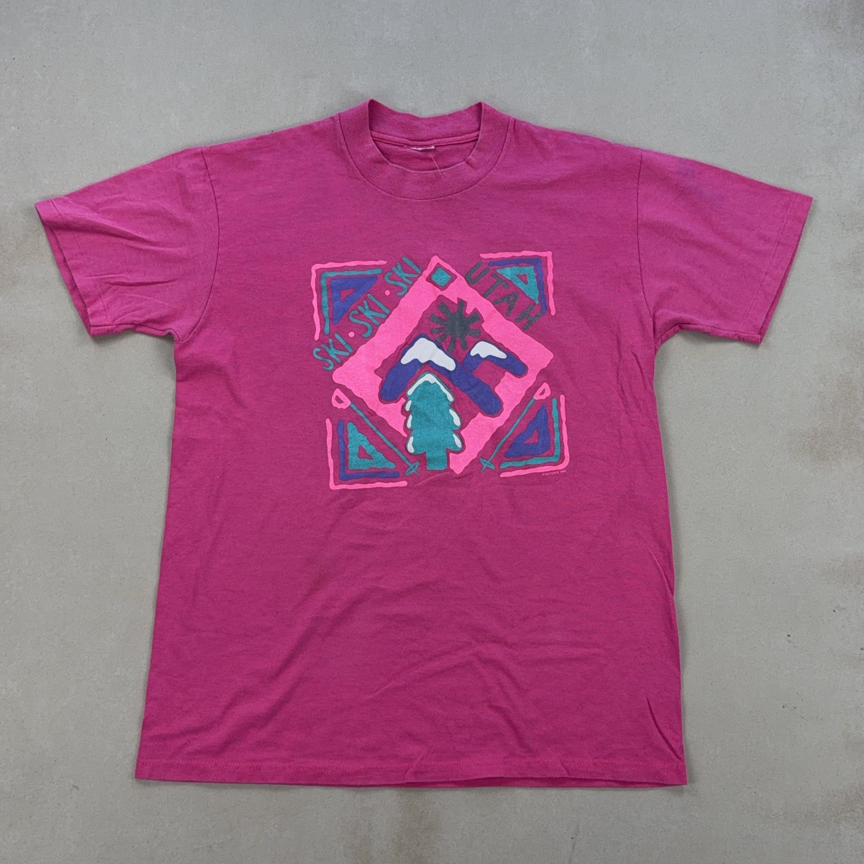UTAH SKI TEE - LARGE